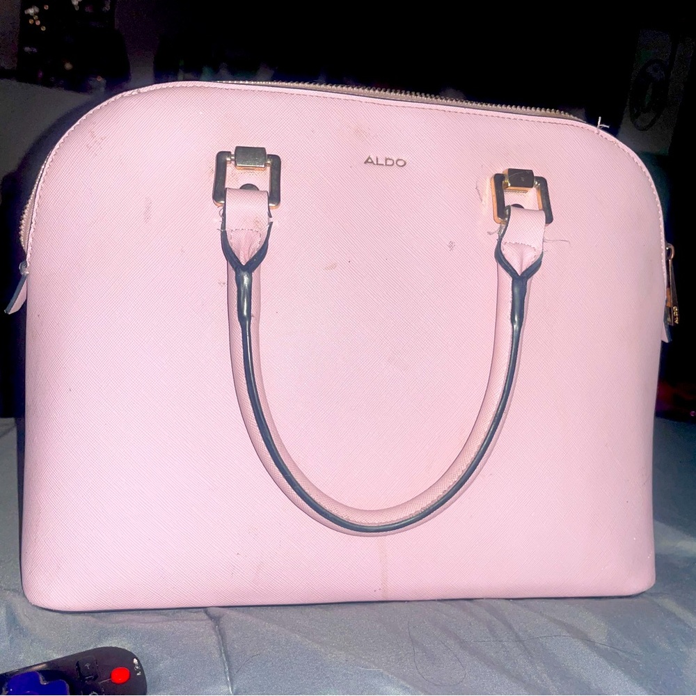 COPY - Aldo light pink purse medium-big . Like new .
